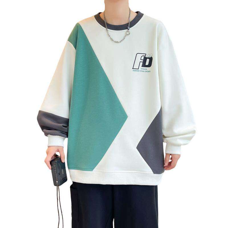 W24207-特P40秋季休闲卫衣男长袖T恤打底衫港风宽松打底衫,男装卫衣,电商D310B