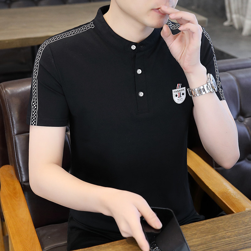 84108-P35春秋新款短袖T恤男休闲打底衫男士修身衫商务休闲,男装T恤,电商D310B