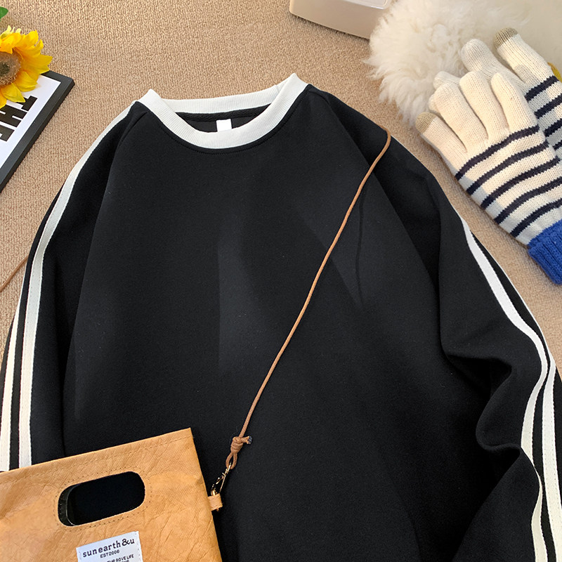 现货二开GSY993-特P38华棉圆领卫衣男春秋款长袖t恤打底衫,男装卫衣,电商D310B