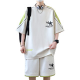 TZ24355-特P50短袖t恤套装男夏季学生一套休闲青少年半袖夏装潮，男装T恤，电商D310B