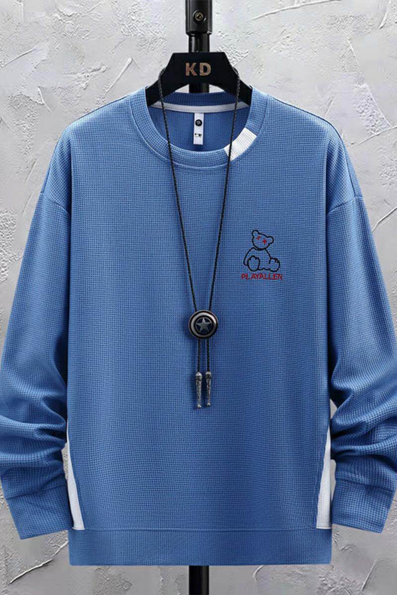 73802-P40长袖t恤男士秋季衣服学生潮流上衣男生秋衣男内搭卫衣,男装卫衣,电商D310（原电商305）