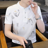 84102-P35春秋新款短袖T恤男休闲打底衫男士修身衫商务休闲，男装T恤，电商D310B