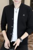 84825-P60秋季开衫毛衣男长袖针织衫外套，男装针织衫/毛衣，电商D310B