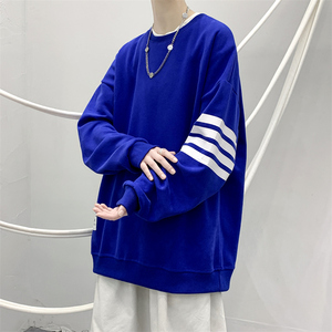 81514-P55卫衣男春季大码宽松衣服男装ins潮流圆领外套春秋潮牌图片