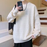 84528-P50秋冬休闲圆领毛衣男针织打底衫，男装针织衫/毛衣，电商D310B