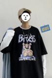8519-P45卫衣男港风潮流大码卡通印花青少年圆领长袖外套休闲百搭，男装卫衣，电商D310（原电商305）