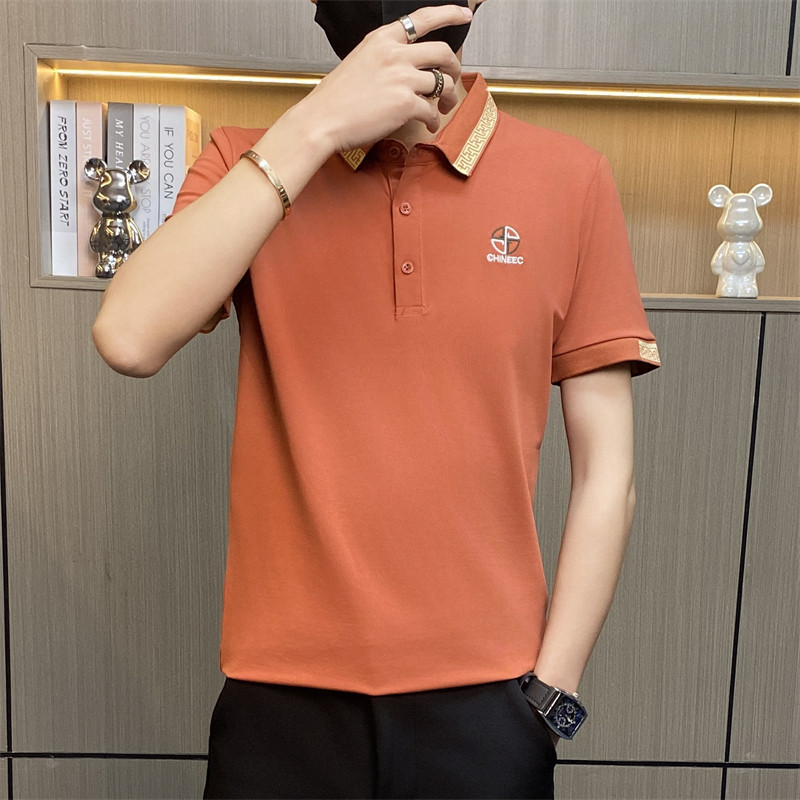 PL037-特P40控65Polo衫男士夏季短袖t恤冰丝翻领男式半袖商务高,男装Polo衫,电商D310B