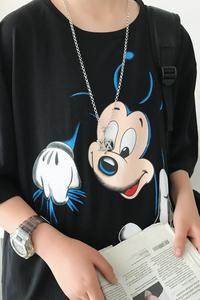 现货2939-P25印花短袖T恤男春夏季潮流宽松百搭情侣上衣潮牌图片