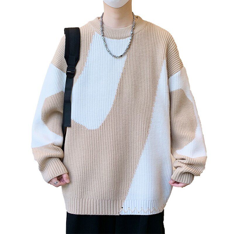 84522-P55秋冬休闲圆领毛衣男针织打底衫,男装针织衫/毛衣,电商D310B
