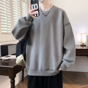 84665-P60秋冬新款休闲毛衣男长袖针织衫图片