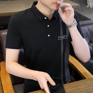 84029-P35 春秋新款短袖T恤男休闲打底衫图片