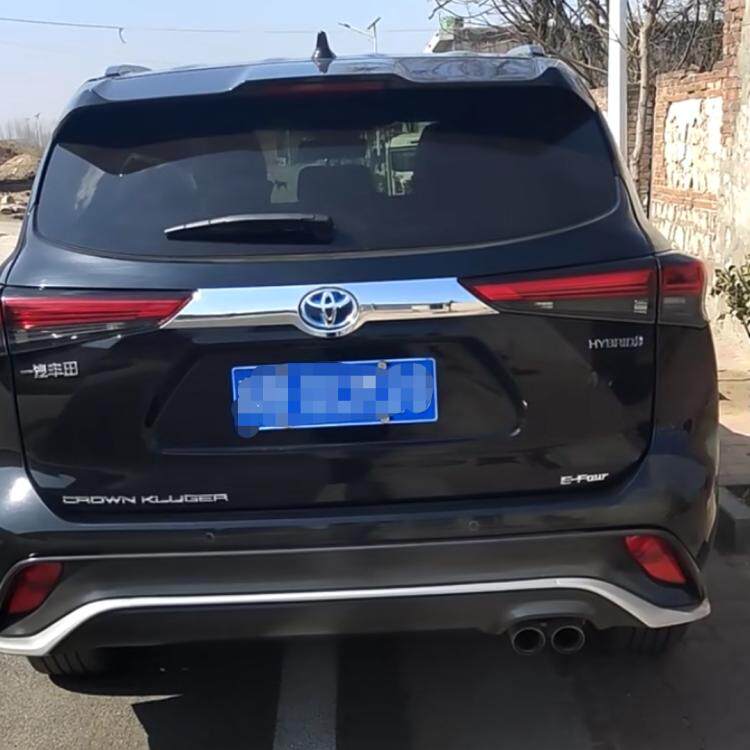 适用皇冠陆放后尾门饰条后备箱装饰条 22 23 24款汉兰达 后标亮条