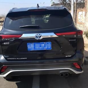 适用皇冠陆放后尾门饰条后备箱装饰条 22 23 24款汉兰达 后标亮条