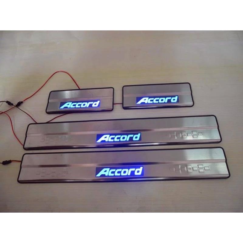适用于八代雅阁带灯门槛条led
