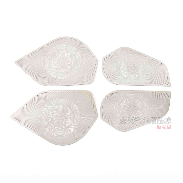适用于丰田23款BZ4X四门音响喇叭罩 门板喇叭罩 改装车门音响罩贴