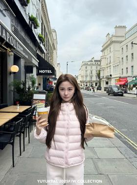 YUYUREAL10.22 20:00轻薄排骨羽绒服 90白鸭绒内胆防钻绒连帽外套