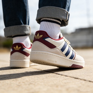 Adidas阿迪达斯三叶草板鞋男子防滑系带运动休闲鞋百搭潮鞋ID0560