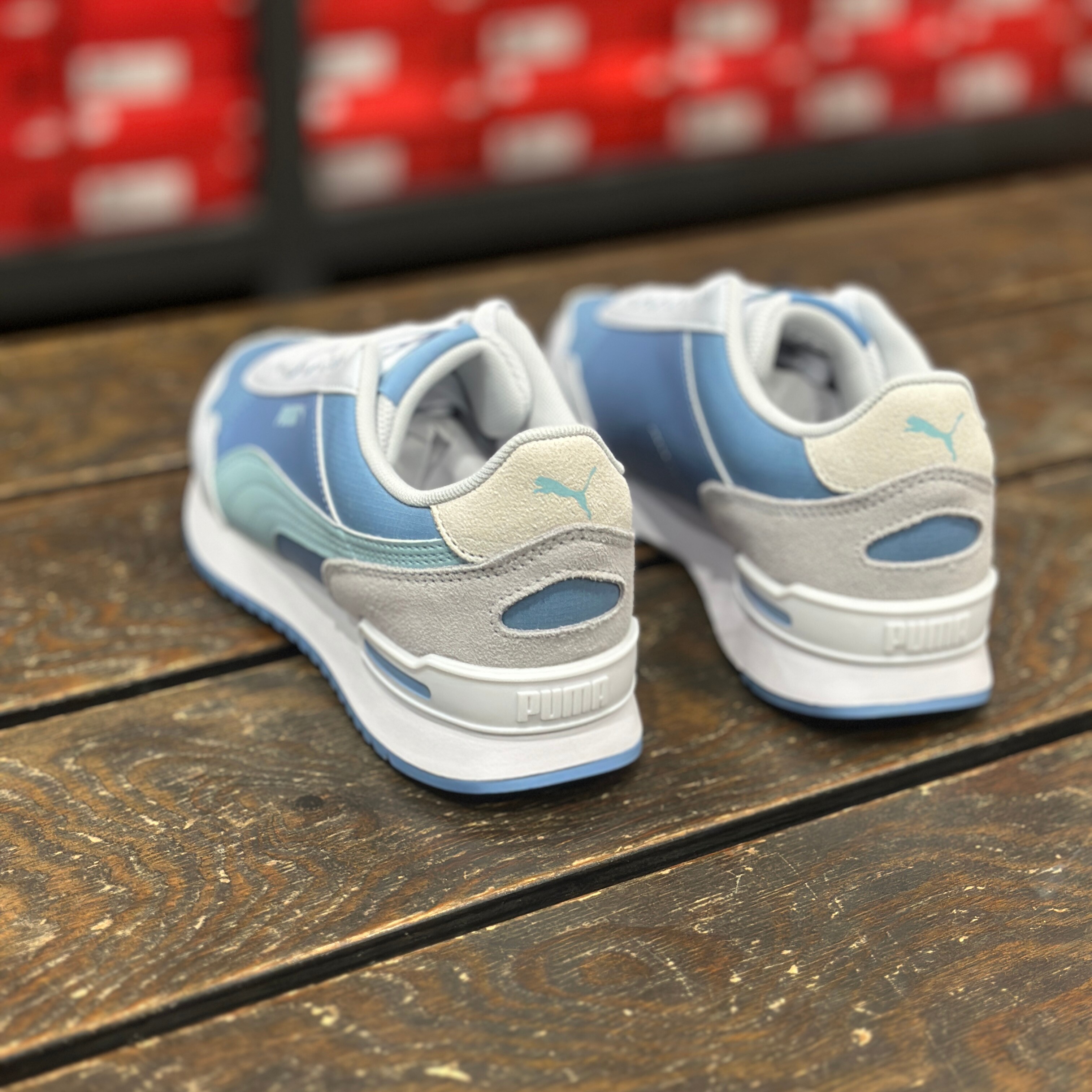 彪马PUMA男子春夏舒适复古低帮轻便透气百搭运动休闲跑步鞋398405