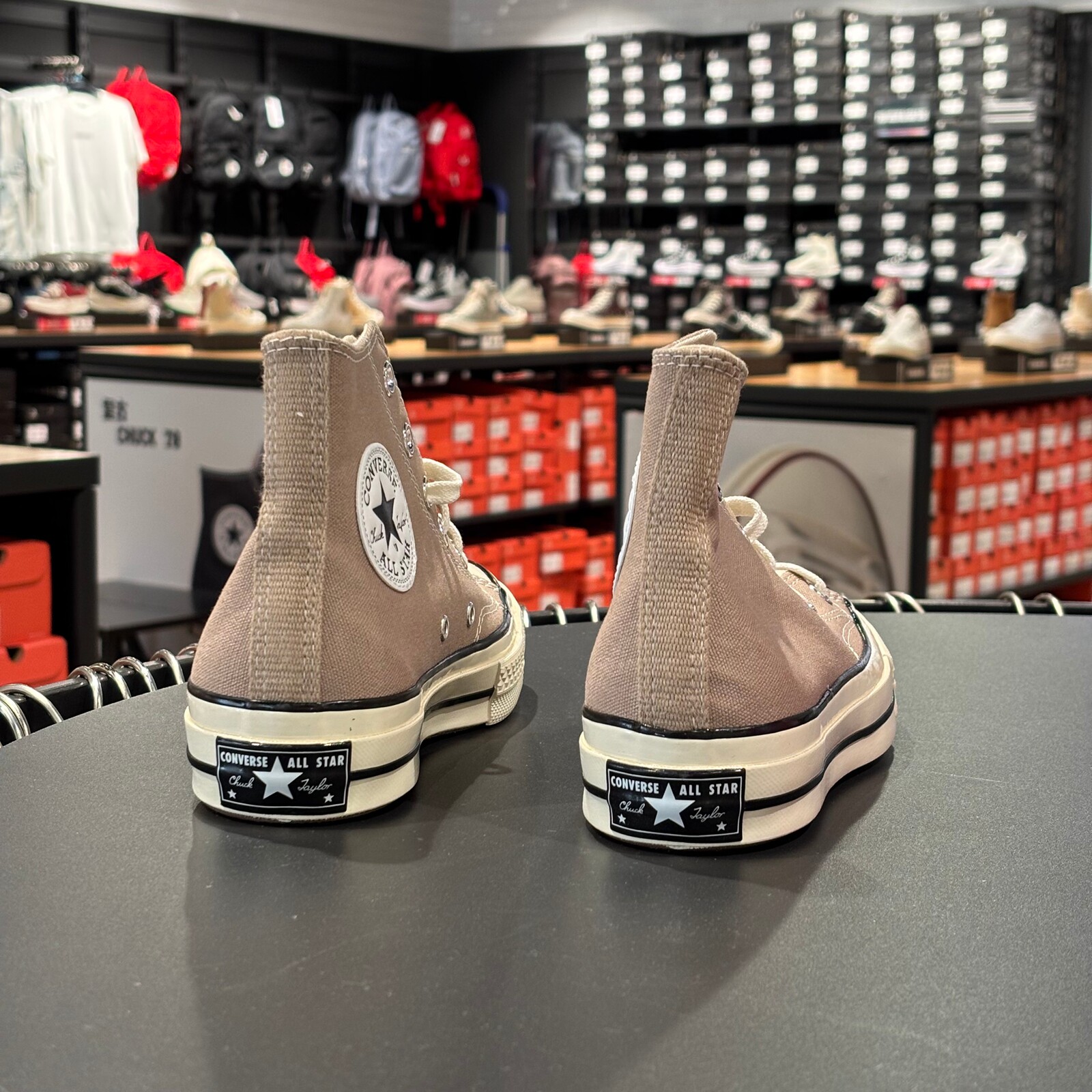Converse/匡威1970S 浅咖啡色高帮透气休闲帆布鞋板鞋A06520C N仓图片