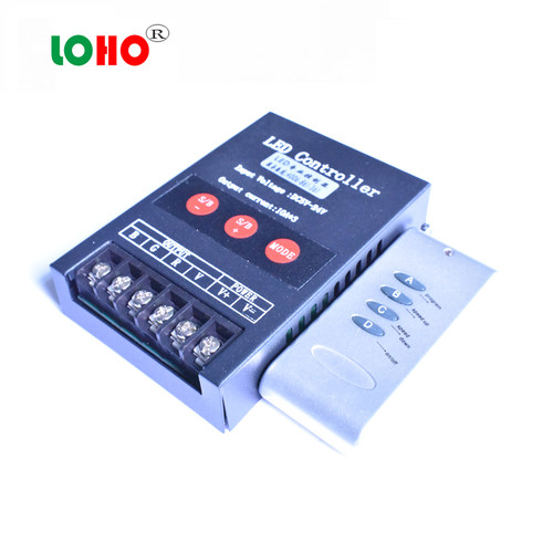 led七彩按键控制器 5v-24v七彩RGB控制器 12v30a无线RF射频遥控器