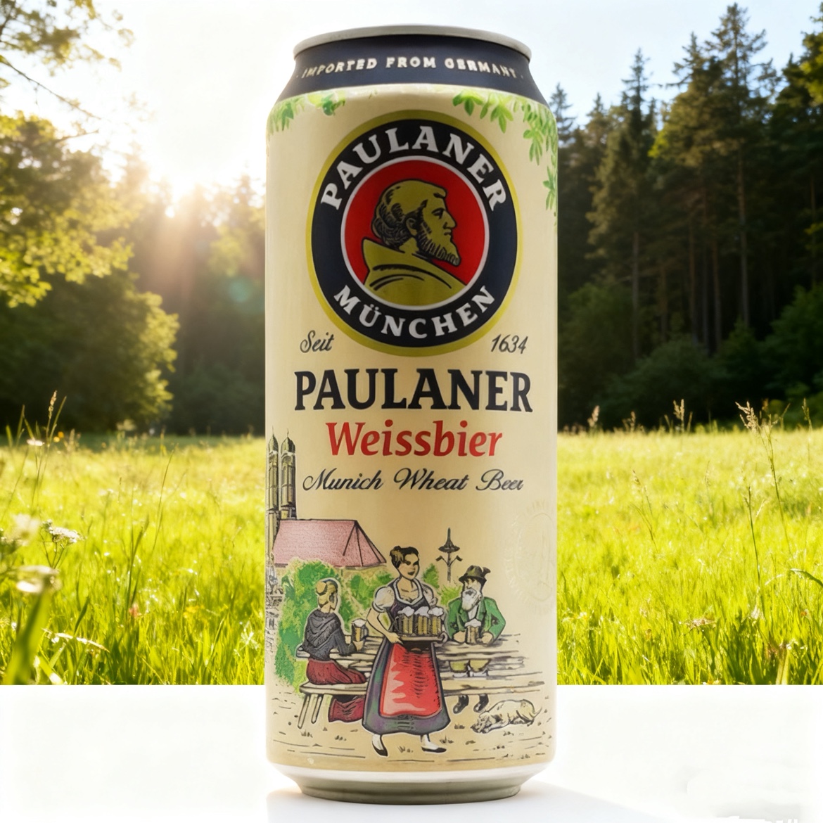德国进口Paulaner小麦白啤酒500