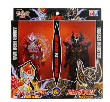 铠甲勇士3人偶公仔拿瓦vs青山欧克瑟566211