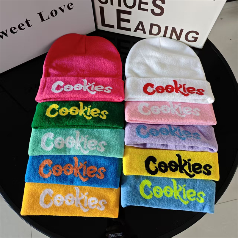 美式复古冷帽毛线帽秋冬防寒保暖针织豆豆帽欧美潮流字母情侣帽子