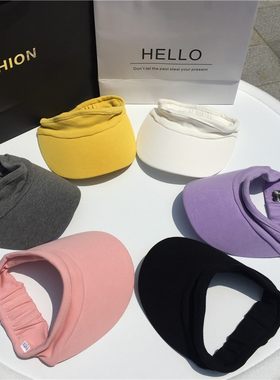 ins网红同款女弹力光板太阳帽