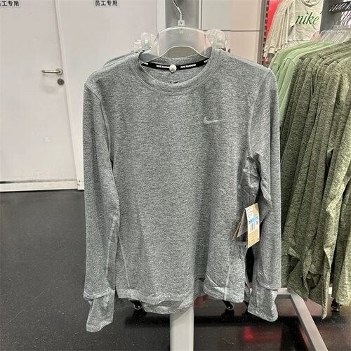 Nike耐克女跑步长袖T恤薄款速干