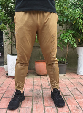 Nike air max耐克跑步长裤男束脚拉链速干健身反光针织AT7625-216
