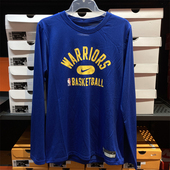 495 T恤速干金州勇士队HF7597 Nike warriors耐克大童篮球训练长袖