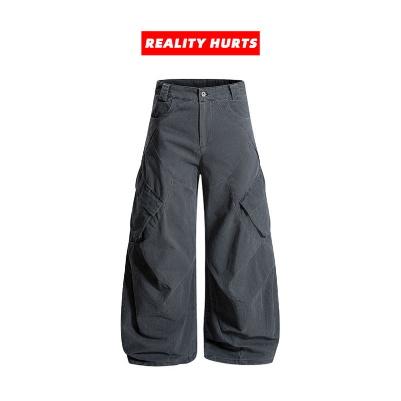 Reality长裤小众复古工装裤男胜