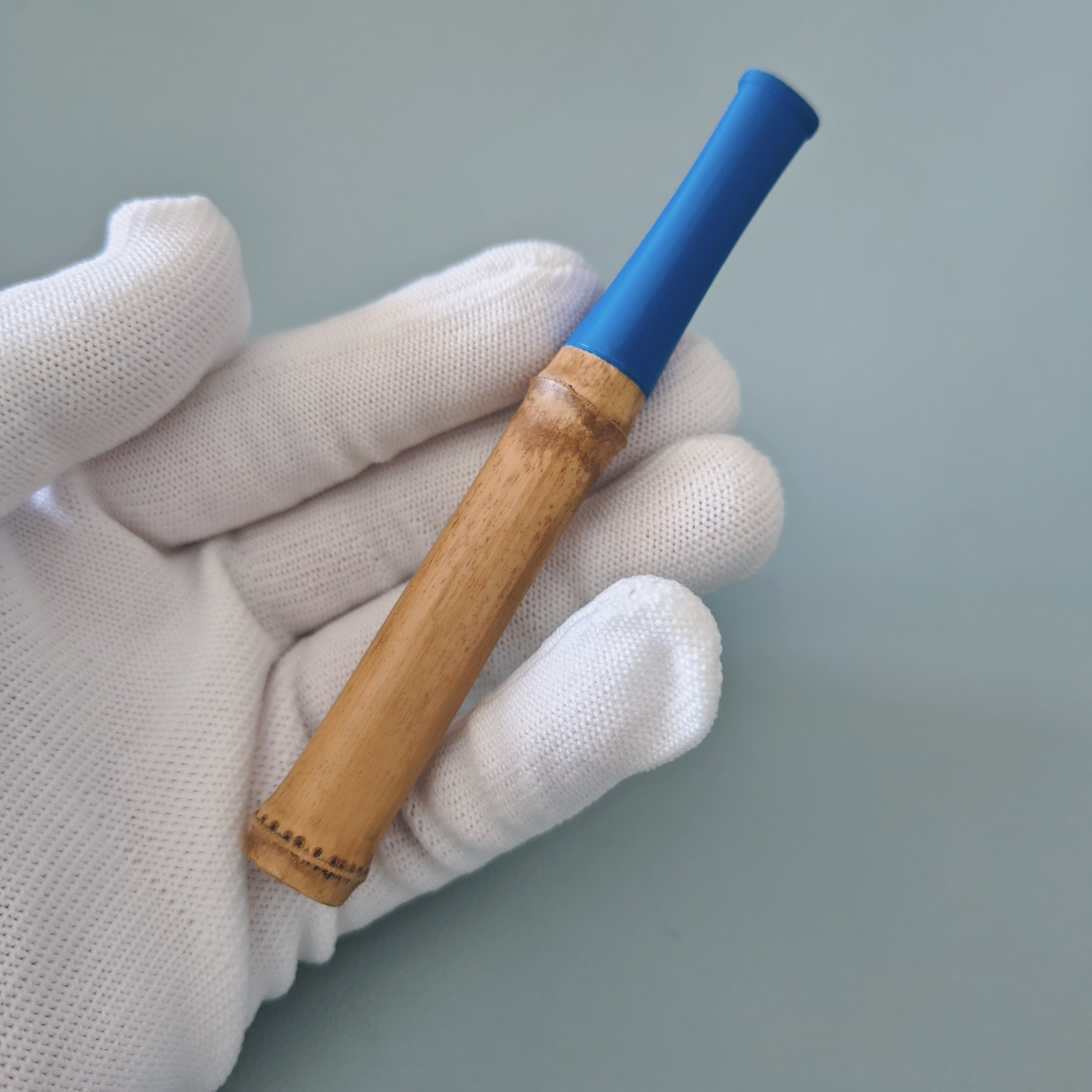 新款纯手工制作天然竹子烟嘴原味可把玩粗烟嘴