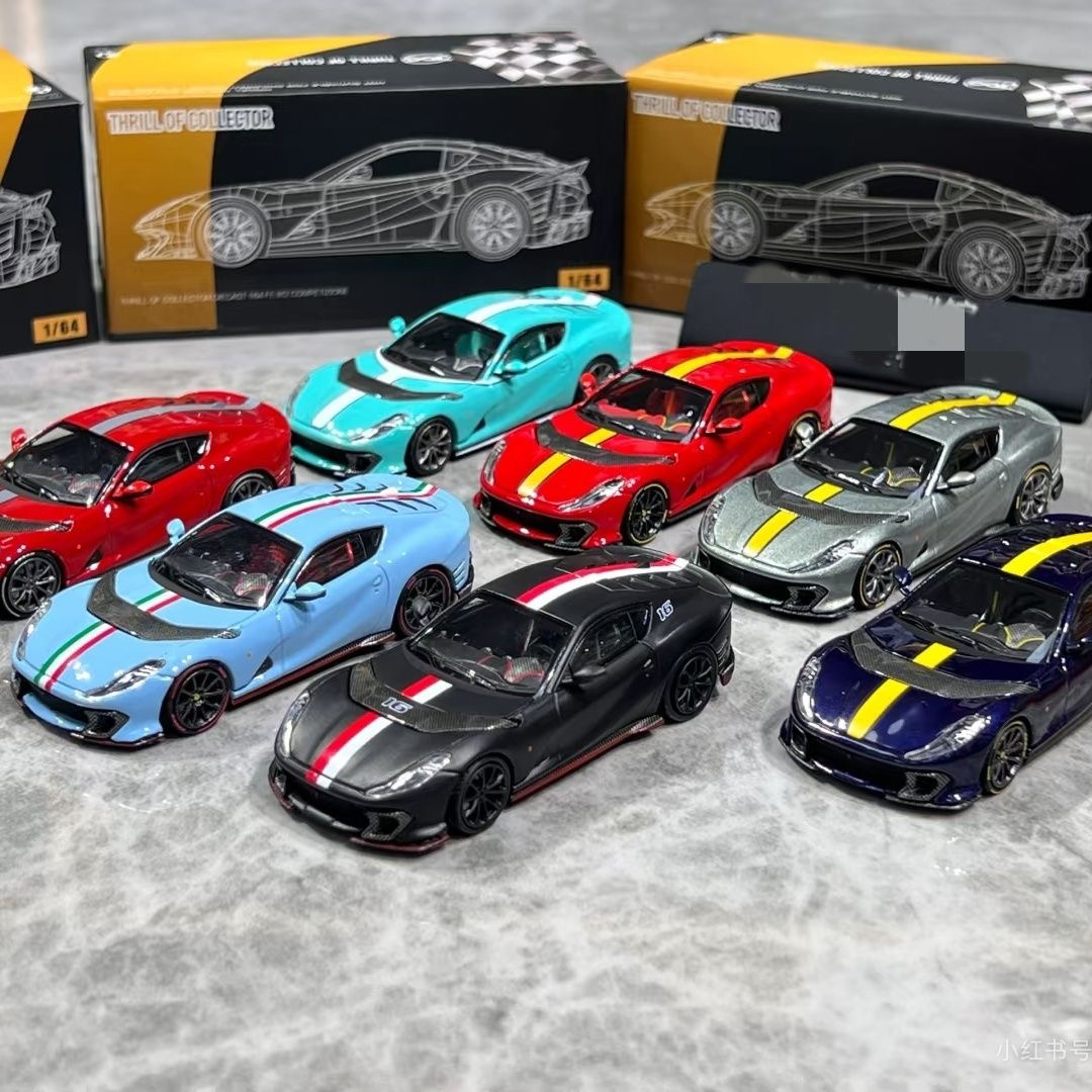 TOC 1:64 法拉利跃马 812C 超跑合金汽车模型收藏