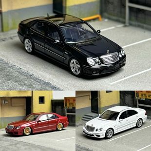 奔驰E63 W211 经典 合金汽车模型收藏 四眼奔驰