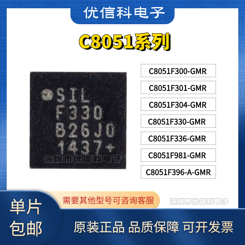 C8051F300 F301 F304 F330 F336 F981-GMR C8051F396-A-GM QFN-20