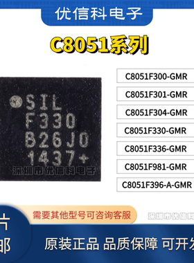 C8051F300 F301 F304 F330 F336 F981-GMR C8051F396-A-GM QFN-20