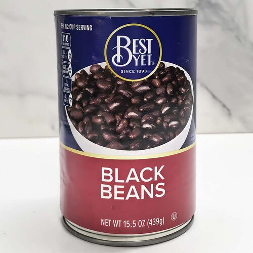 现货Best Yet Black Beans美国进口百益牌黑豆罐头439g