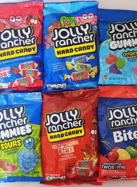 加拿大进口Jolly Rancher Fruity Hard Candy娇妮混合水果糖原味