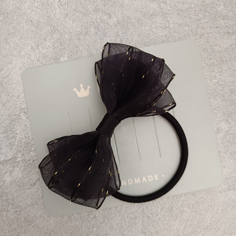 囡豆儿头绳绢纱韩式春夏新款