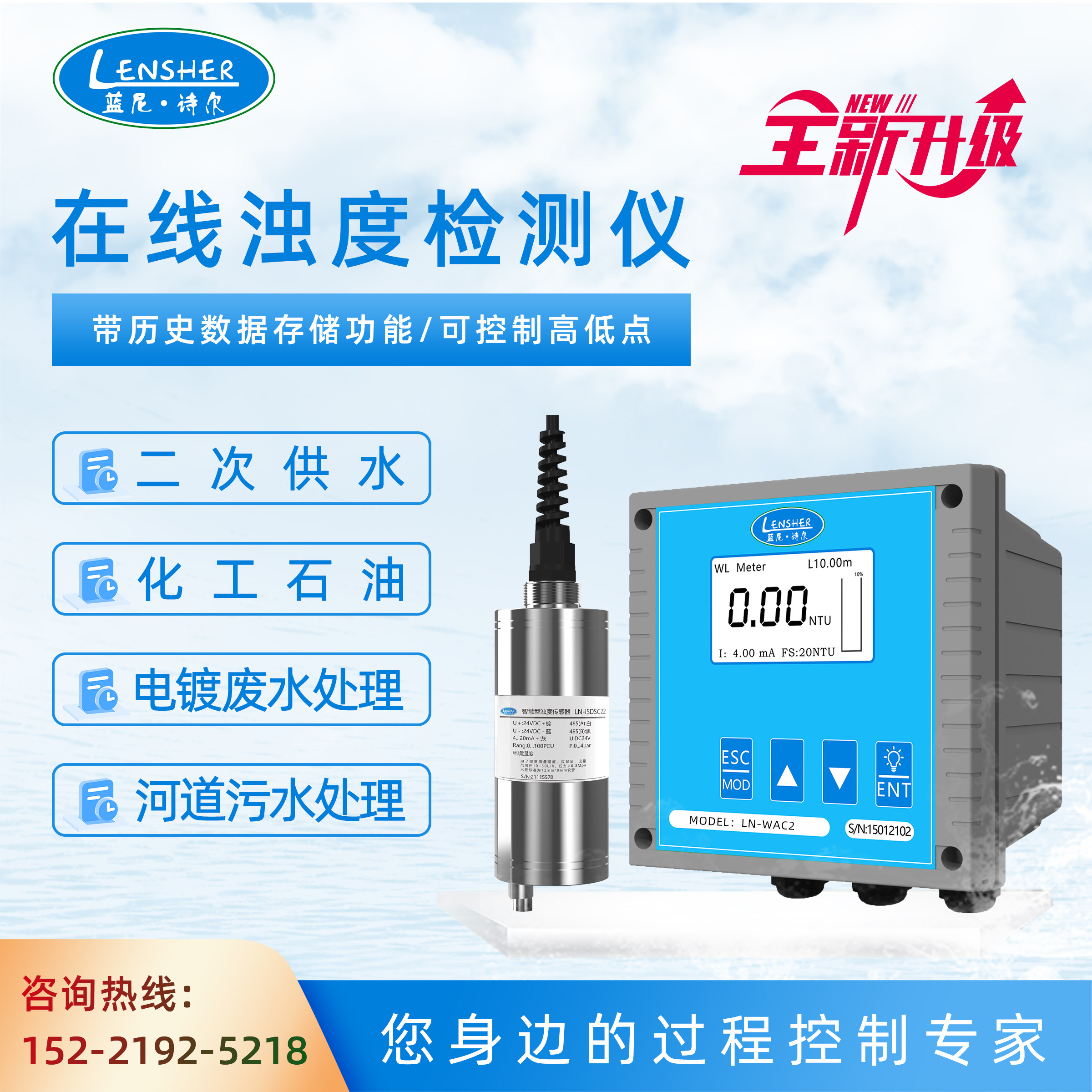 在线智慧型浊度传感器图片