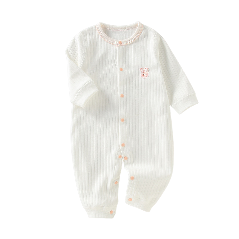 欧美婴儿连体衣春秋男婴新生儿长袖爬服婴幼儿宝宝睡衣纯棉衣服