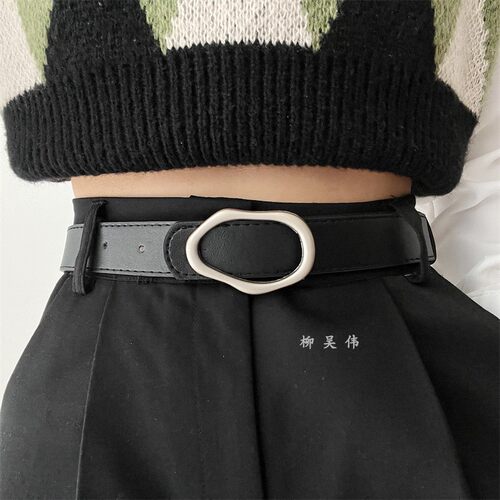 高级感不规则皮带男女酷