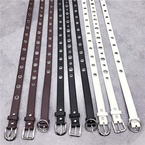 韩国ulzzang皮带个性女圆圈潮人