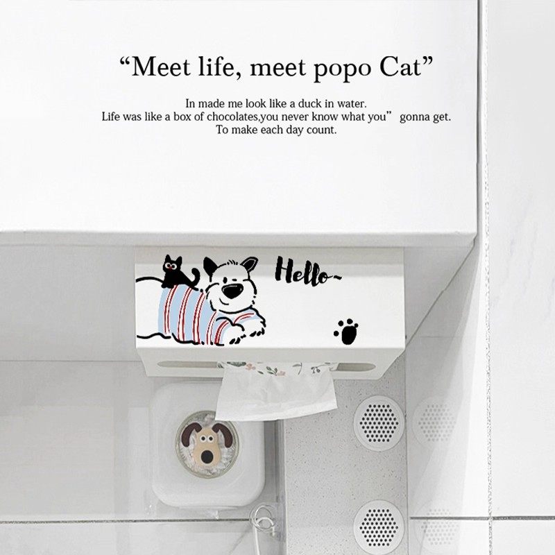 可爱小狗厨房纸巾倒挂盒可拆卸悬挂纸巾盒纸巾架铁艺洗脸巾收纳盒,家庭/个人清洁工具,卷纸器/纸巾架,淘宝优惠券,粉丝福利购,淘宝优惠卷