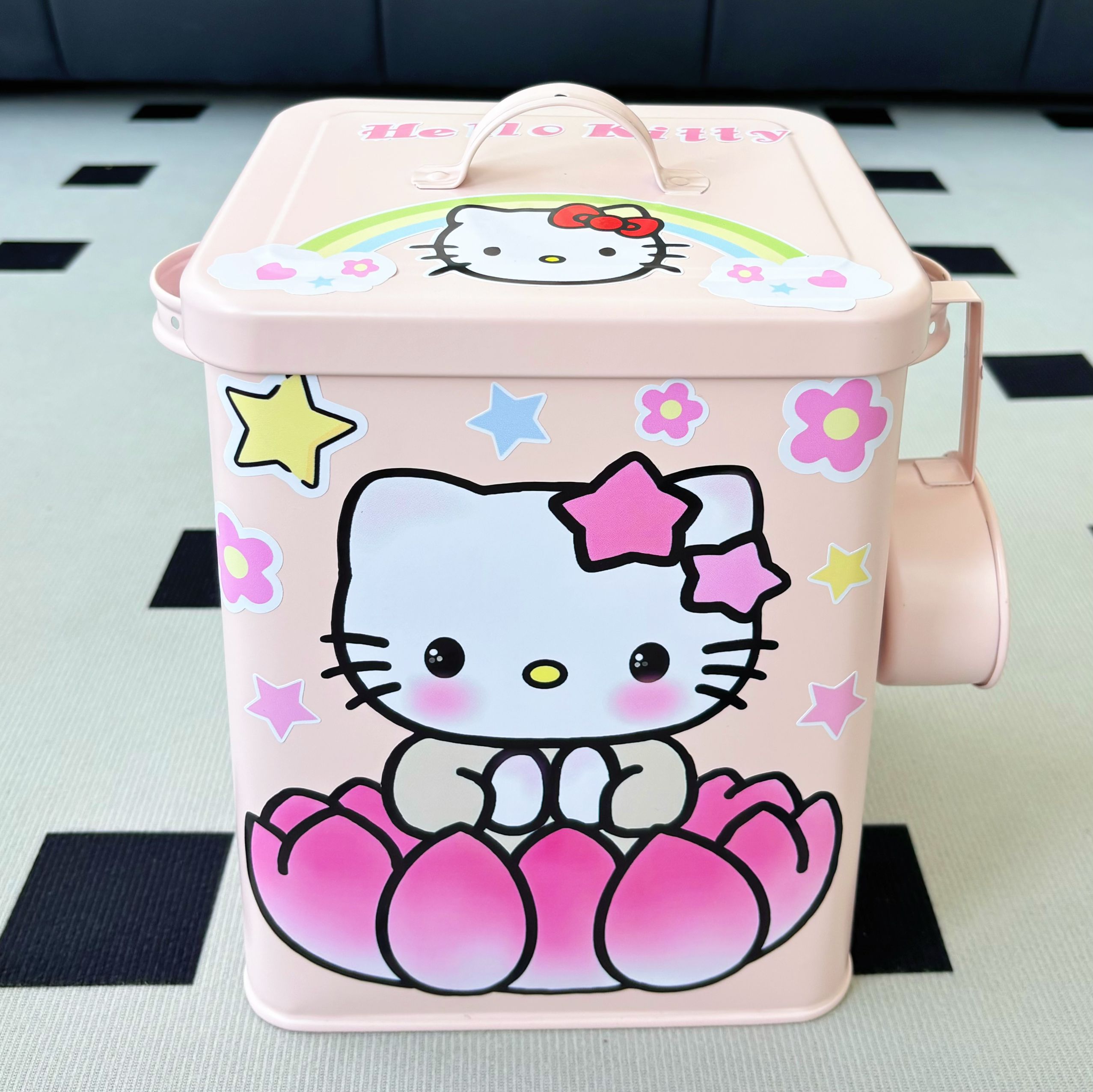 hellokitty猫粮储存桶密封桶猫粮