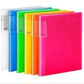 齐心SF20A5资料册20袋40袋插页文件袋可变背脊A4A5共用文件保护袋