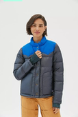 现货Patagonia Bivy Quilted 正品 Down Jacket拼接600蓬羽绒服女