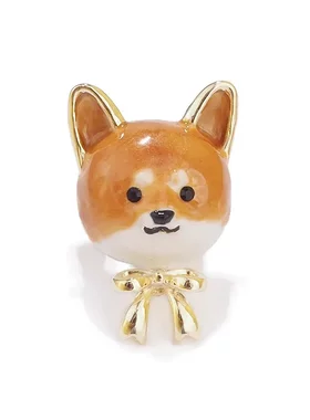可爱小柴犬胸针女小众设计高级感别针防走光扣胸花固定衣服配饰品