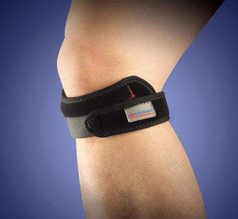 厂家正品凯威0638运动护膝羽网篮球护膝髌骨带减震效果超棒1只装